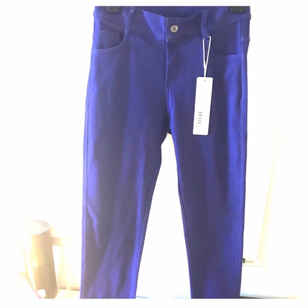 Royal purple 5 pocket classic fit pants, slacks S